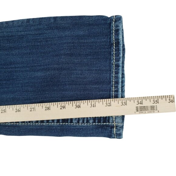 Silver Jeans Co Jeans Women 29x33 Aiko Bootcut Embroidered Whiskered Low Rise - Picture 13 of 15